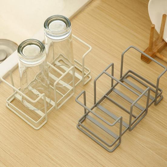 Держатель для бумажных стаканчиков, современный одноразовый двойной слот, твердый металл, сверхмощная столешница, одноразовая пластиковая полка для хранения стаканчиков, органайзер, товары для дома