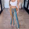 Women's High Waist Straight Leg Trousers Slim Fit Casual Floral Print Party Streetwear Summer Autumn Fashion Bohemia Long Pants