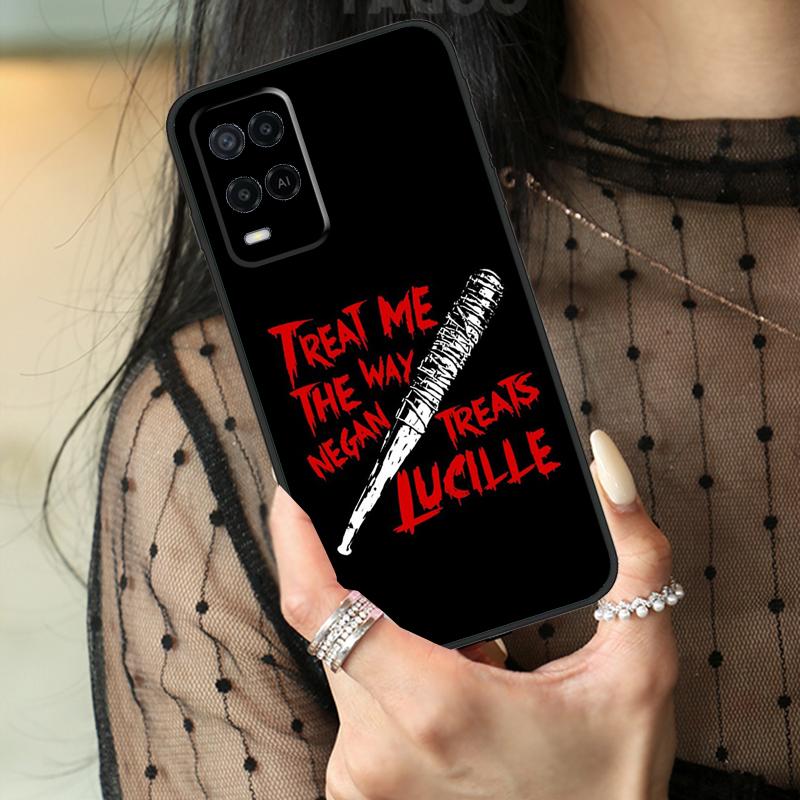 Negan The Walking Dead Case For Oppo A74 A94 A54 A80 A60 A40 A18 A38 A58 A78 A98 A96 A76 A16 A15 A17 A57 A77 A5 Pro
