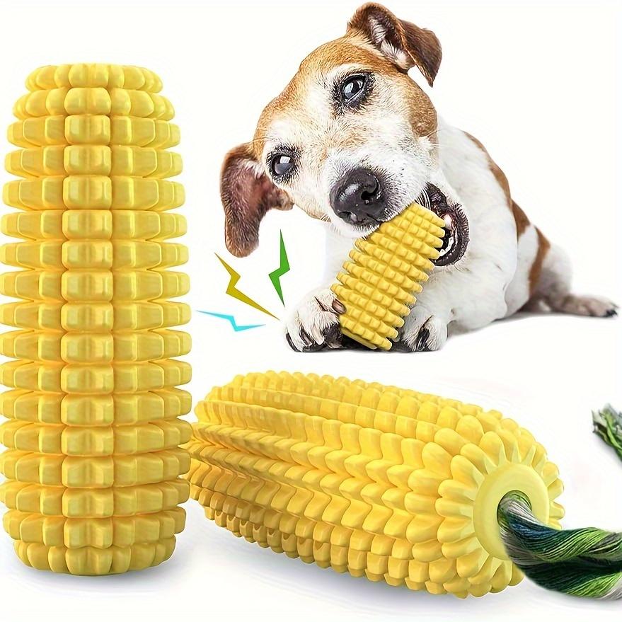 Dog Chew Toys for Aggressive Chewers, Teeth Cleaning Chew Toy,Corn Shape Interactive Dog Dental Toys for Medium Large Puppy Dogs
