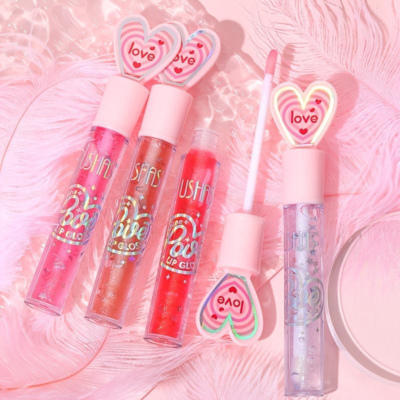 6 Colors Liquid Matte Lipstick Love Mirror Lip Gloss Lip Glaze Plumper Lip Oil