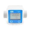 K24 Turbine Flow Meter Water Fuel Flow Water Meter Electronic Turbine Flow Meter Sensor for Urea Kerosene Gasoline Water