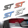 ST Car Sticker 3D Metal Emblem Chrome Badge Car Styling Auto Decoration