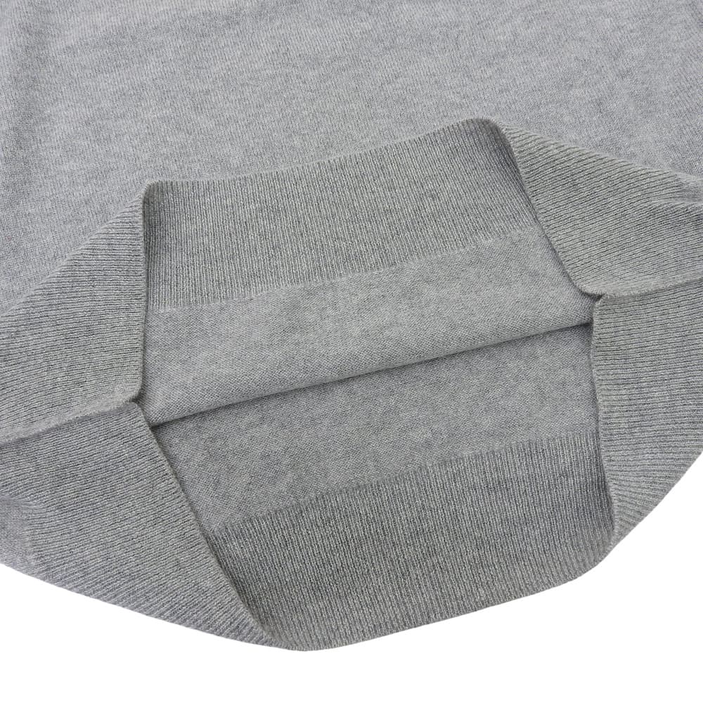 TOYOBOSHI Cashmere100 Women's V-Neck Sweater, Light Gray, Size 2, 07IT-BC0001 Tops 2 Light grayUsed