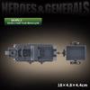 Вторая мировая война Немецкий гусеничный мотоцикл Sdkfz2 Сборка Модель MOC Набор Детская игрушка Трактор Транспортное средство