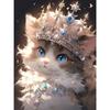 DIY Full Round Diamond Painting Cross Stitch 3D Cute Kitten Animal Scene Home Decorative Art Diamond Painting 5d Diamond Art Painting