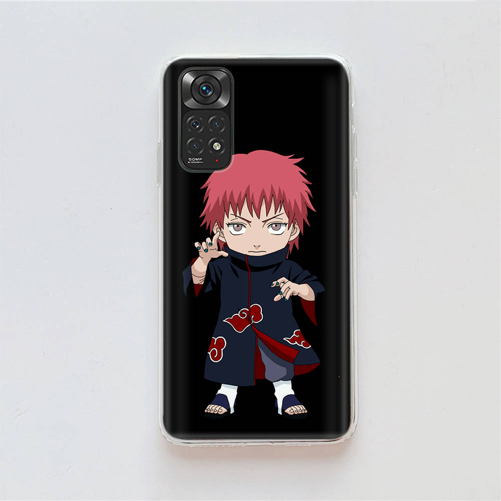 Чехол DT30 Akatsuki Naruto для Samsung A04 A14 A23 A34 A54 M23 M33 M52 M53 Realme 10 9 C30S C35 C55 VIVO Y02S Y21 Y33S Y51 X80 Pro Прозрачный чехол