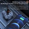 Автомобильный Bluetooth 5.1 FM-передатчик PD30W QC3.0, быстрая зарядка, автомобильное зарядное устройство, Bluetooth-адаптер, беспроводной автомобильный комплект громкой связи, MP3-плеер для всех телефонов