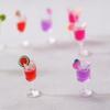 Glass Cup 1:12 Dollhouse Simulation Cocktail Creative Fruit Juice Beverage Girls