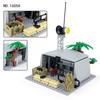 Конструктор MOC City Военная сторожевая башня Строительные кубики Полевой командный пункт Блоки Игрушки, идеально подходящие для детей Мальчиков Рождественский Подарок на День Рождения