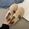 Internet Celebrity Senior Sense Warm Thick Bottom Fluffy Slippers Women Wear 2025 New Autumn and Winter Light Bag Head Soft Bottom Cotton Mop