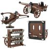Medieval Roman Castle Legion Crossbow Car Catapult Assembly Military Weapon Building Block Toy