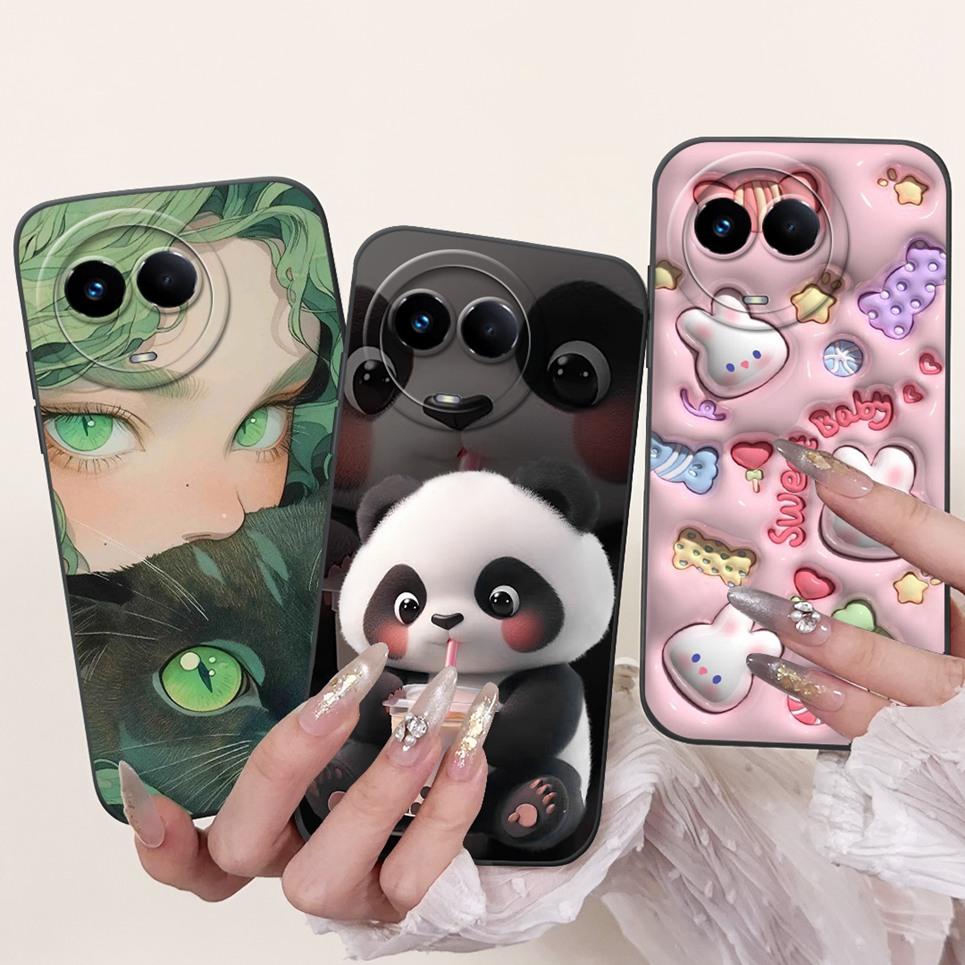 Case For Realme 11 4G 5G 11 Pro Plus 11x Phone Case RMX3780 RMX3751 RMX3636 Soft Silicone Cartoon Back Cover Camara Protection