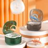 Baby Pacifier Storage Box Dustproof Lid Frosted Clear Hanging Hole Portable Newborn Infant Teether Container Case