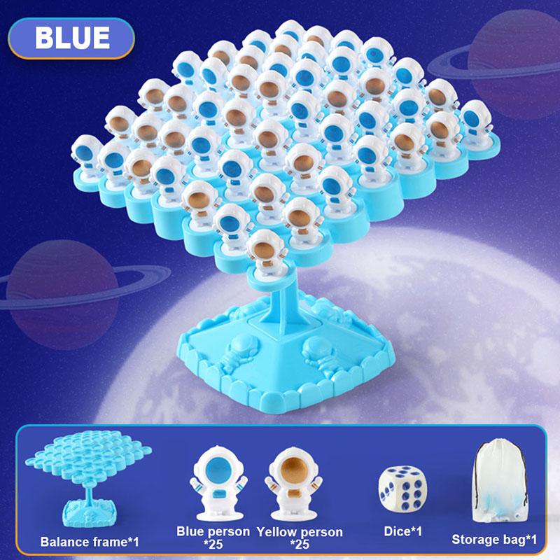 Astronauts Creative Balancing Tree Toy Balance Board Tabletop Party Funny Parent-Child Interactive Game Building Block Toy