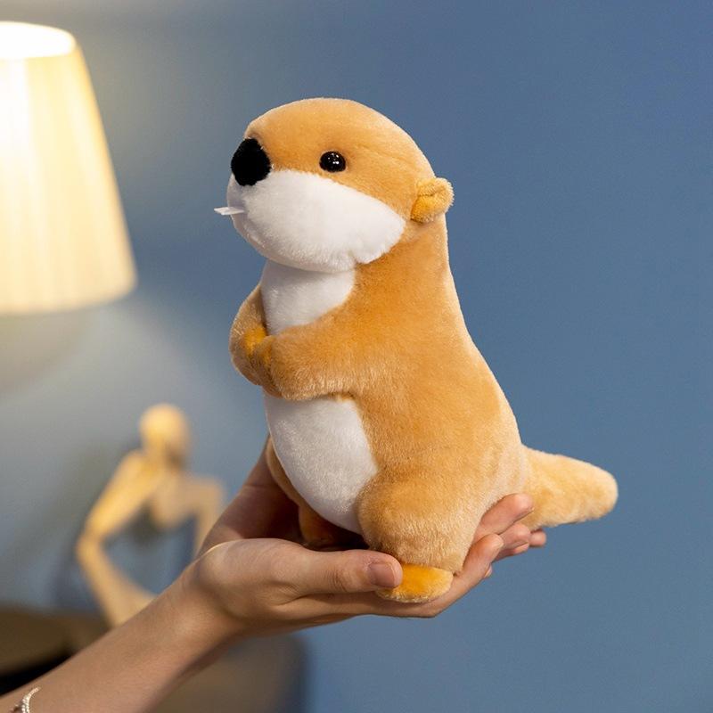 Имитация куклы сурка Бобра, плюшевая игрушка, кукла, большая тарелка, зуб Бобра, хомяк, детская подушка для сна