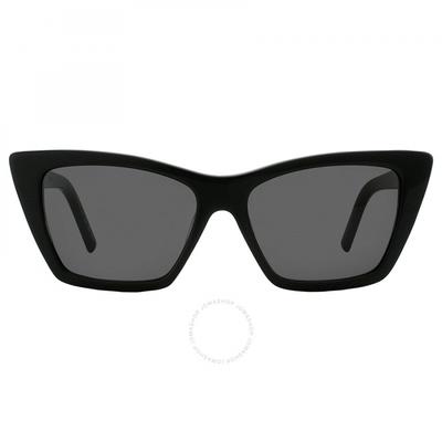 Женские солнцезащитные очки Saint Laurent Grey Cat Eye Sl 276 Mica 032 55