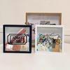 Yousheng Travel Adventure Archive Квадратная коробка-тень для хранения памятных вещей: билеты, марки, письма, фотографии. Декор для дома, офиса, рабочего стола.