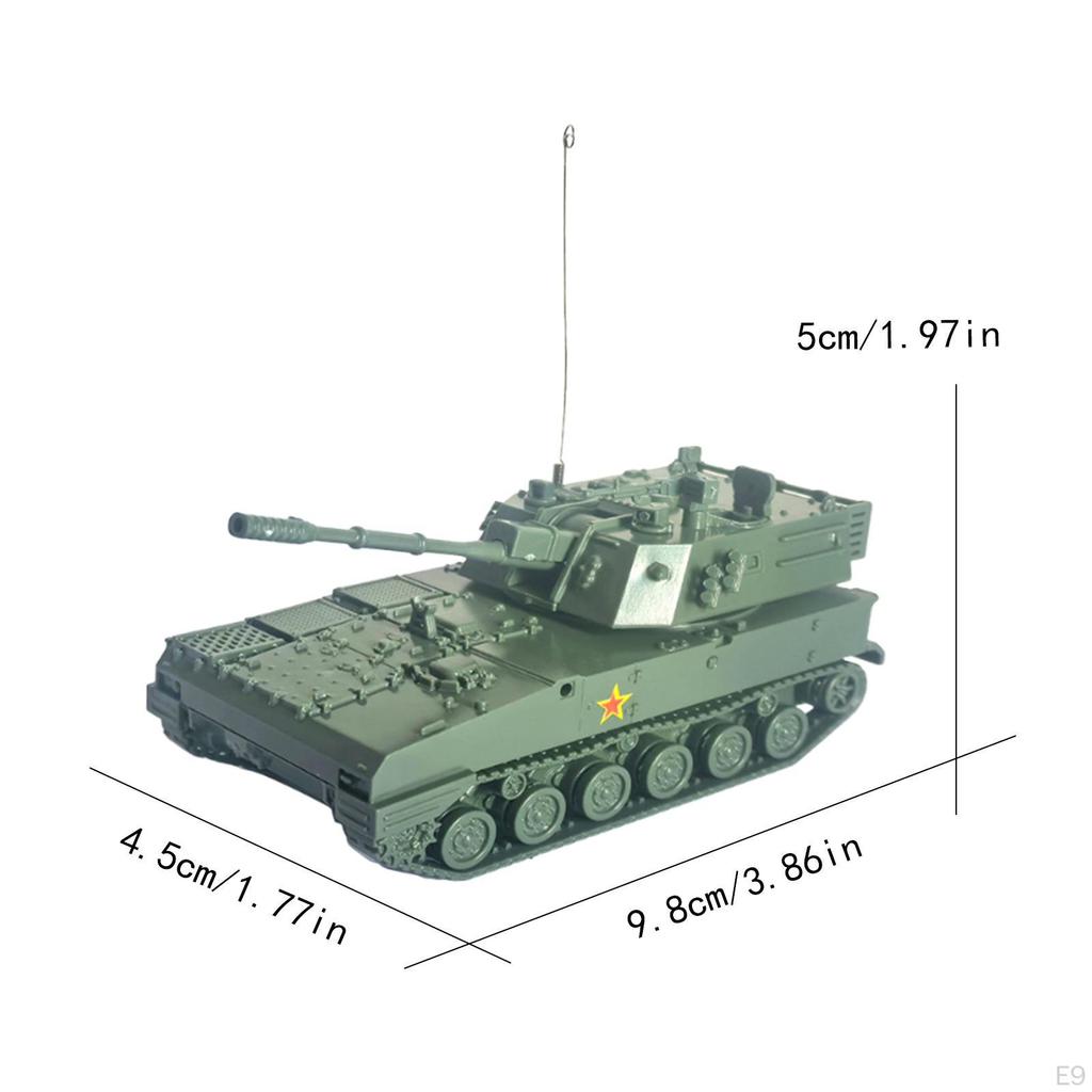 1/72 Модель танка Собери сам 4D для детей и взрослых Имитация Строительные игрушки Коллекционные
