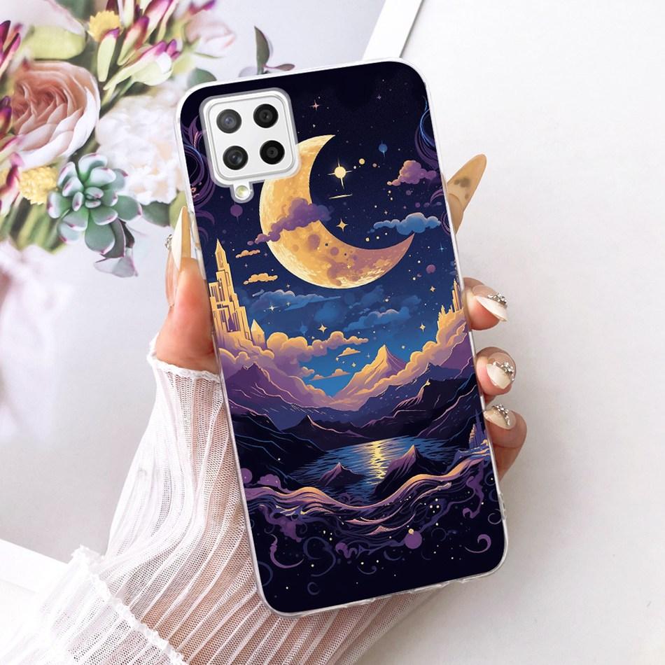 For Samsung Galaxy A22 4G A225F / A22 5G A226B Cool Dragon Tiger Pattern Phone Case For Samsung A22 Soft Silicone TPU Bumpers