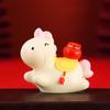 Resin Horse Figurine Chinese Style Zodiac Ornaments Vivid New Year Mascot Miniature  Office