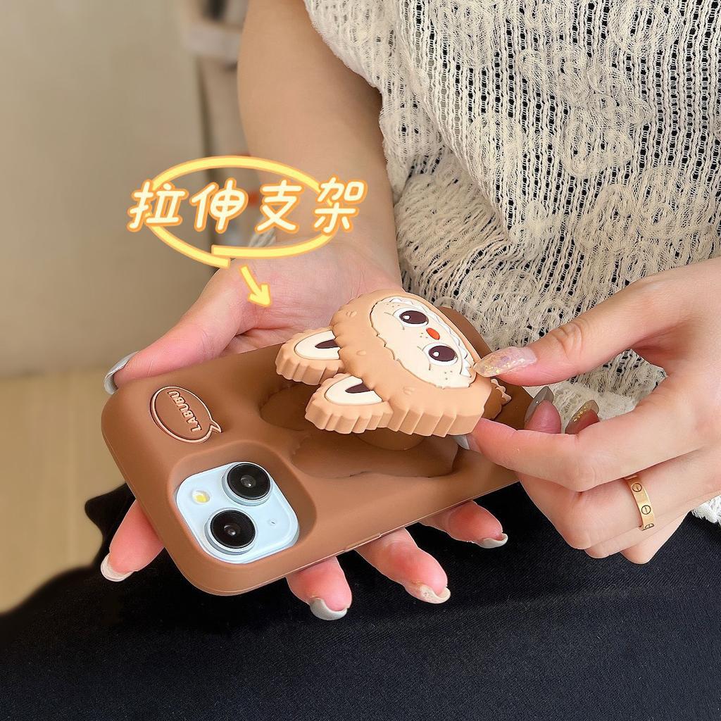 Cartoon Bracket Labu Cloth Is Suitable for Apple Phone Case.