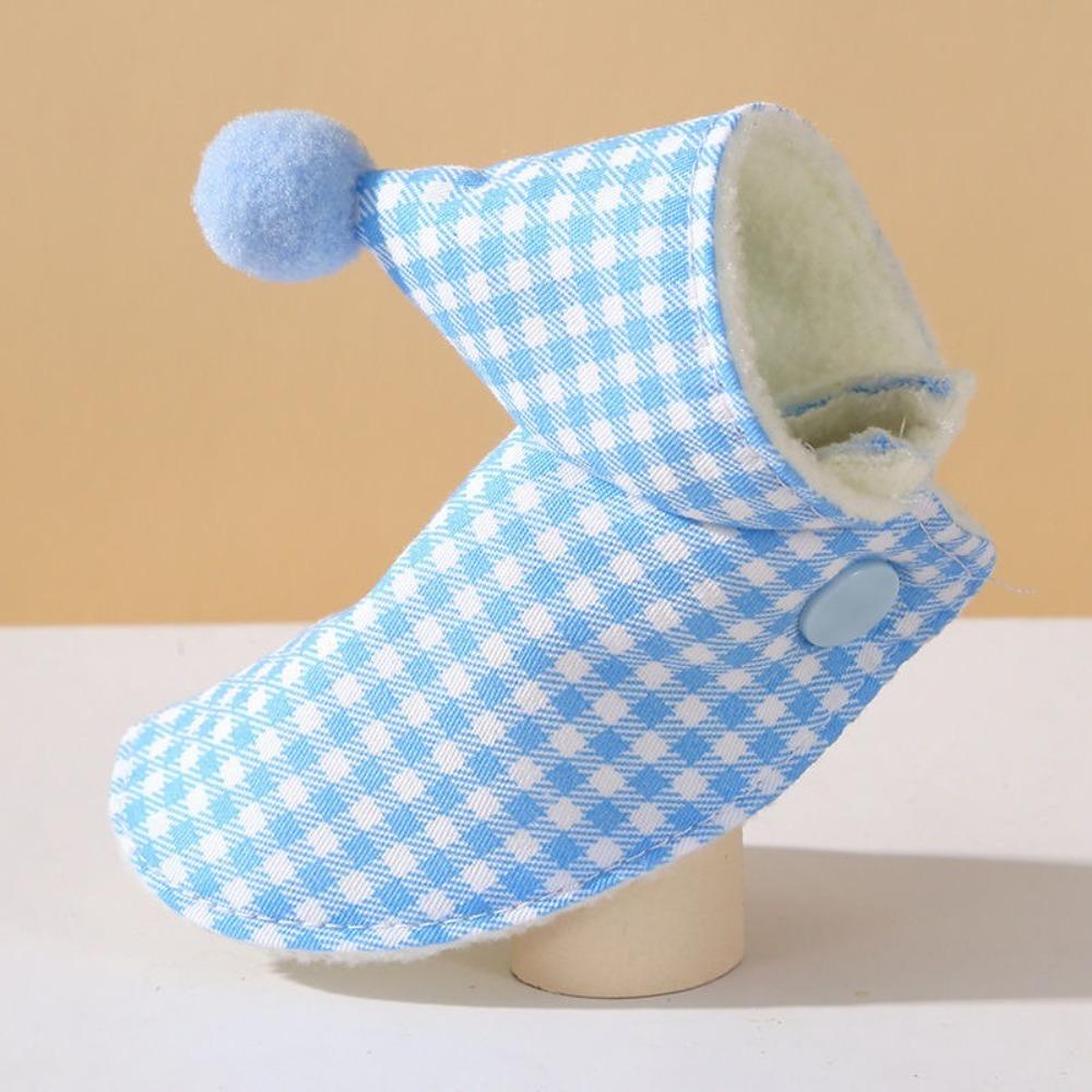 Thickened Warm Birds Coat Winter Plush Cape Hat Kit New Parrot Clothes  Pet Accessories