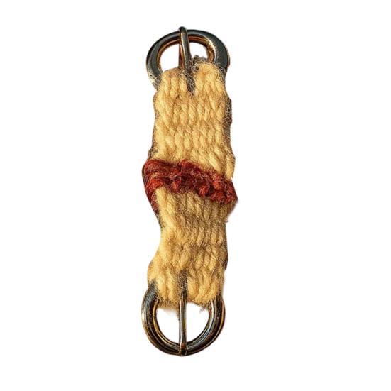 Yousheng 1/4Pcs Mini Girth Keychain Pendant Lightweight Crochet Knitting Saddle Key Chain Handmade Western Cowboy Keyring Accessory