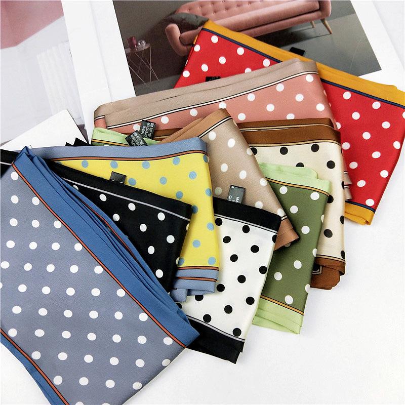 Pingjiao новый стиль весна и осень профессиональное украшение универсальный маленький шелковый шарф женский шарф узкий длинный ремень для волос галстук сумка пояс