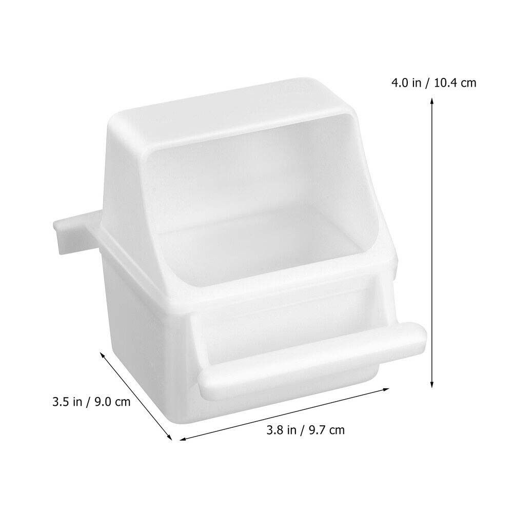 Parrot Peony Food Cup Bird Cage Food Box Bird Feeder Parrot Food Box Parakeet Water Dispenser