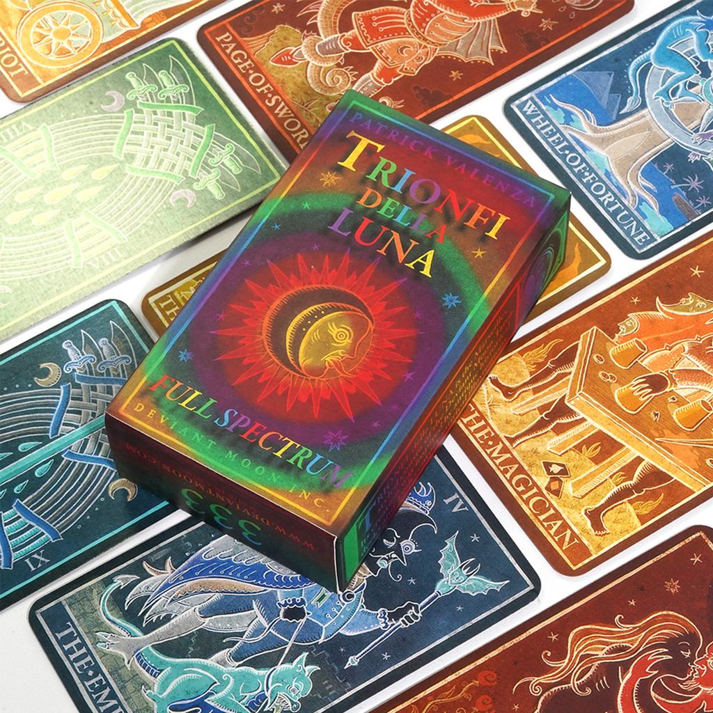 Trionfi Della Luna Full Spectrum Tarot 12x7 Cm 78 Pcs Cards