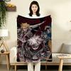 1PC Gachiakuta Patterned Flannel Blanket Suitable For All Seasons For Home Decor Warmth And Comfort Gifts Holiday Present