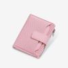 Multi-Cards Slot Credit Cards Holder PU Leather Mini Coin Pocket Fashion Zipper Coin Purse  Travel