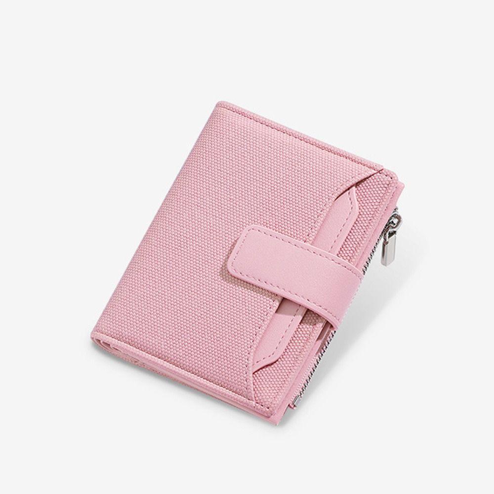 Multi-Cards Slot Credit Cards Holder PU Leather Mini Coin Pocket Fashion Zipper Coin Purse  Travel