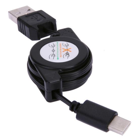 Выдвижной телефон для синхронизации данных Type-C, зарядный кабель USB 3.1, шнур для Android iOS