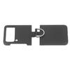 Solid Color Ring Holder Folding Case Phone Case with Ring for Z Flip4 Shockproof Holder Cover Black for Z Flip 4