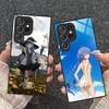 Чехол для мобильного телефона Mushoku Tensei Roxy для Samsung Galaxy S26 S25 S24 S23 S22 S21 S20 Note20 Plus FE Ultra Стеклянный Цветной Чехол