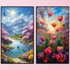 EY# Набор для рисования по номерам на холсте DIY Картина маслом Пейзаж Декор для дома