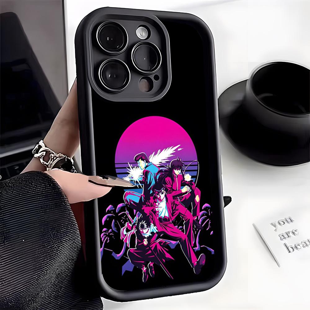 Чехол для телефона Yu Yu Hakusho для IPhone 17 Pro Max 16 15 14 Pro Max IPhone 13 Pro Max 11 Plus Силиконовый чехол