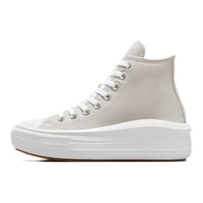 Chuck Taylor All Star Move Platform High Fossilized Серые женские кроссовки Белый Черный A07579C