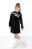 Girls' Dress – Demi-Season Casual Dress with «Convey a Smile» Print, Any season 6491-104-33 HC