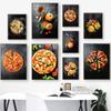 Pizza Burgers Foods Canvas Painting Prints Cuadros Scandinavian Poster Wall Art Pictures for Restaurant Home Kitchen Decoration