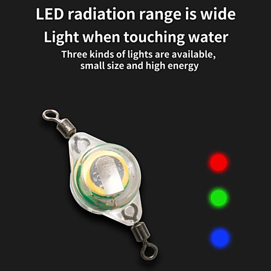 Лампа для подводной приманки Ультра-яркая автоматическая индукционная многоразовая подводная светодиодная лампа для глубоководной рыбалки Аксессуары для рыбалки