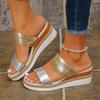 Fashion Summer Woman Sandals Shoes Fashion Wedge Walking Shoes Soft Women's Sandals Plus Size Comfortable Footwear Female Women Heels
