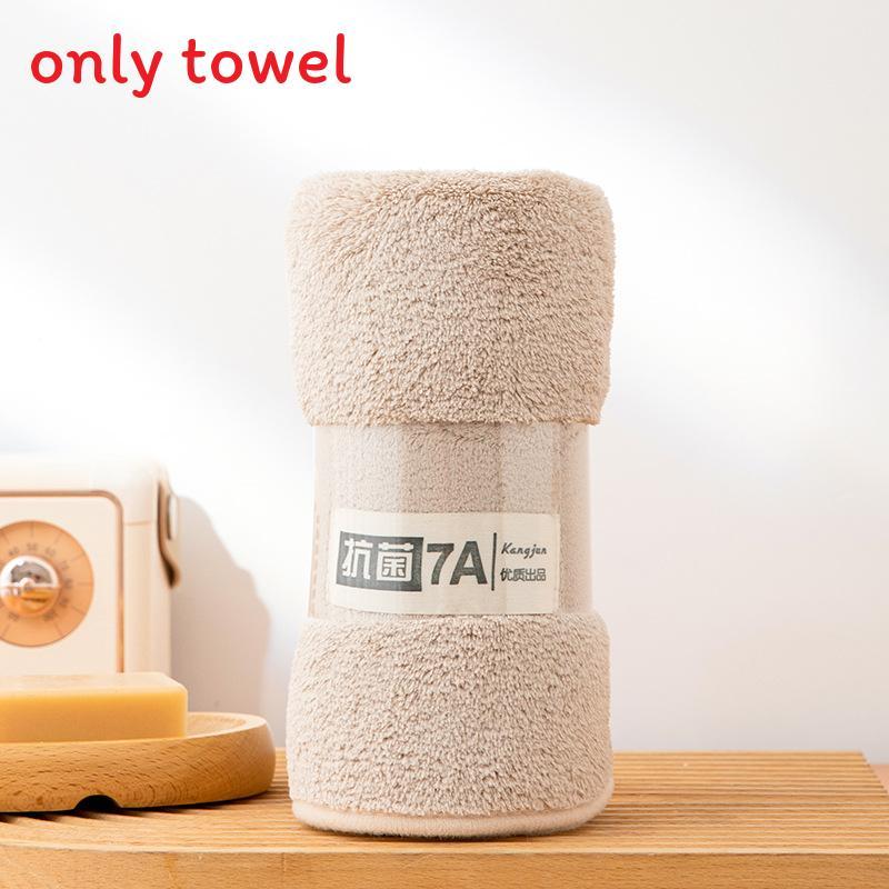 Coral Fleece Washcloth With Embossed For Household And Face Care