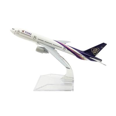 Масштаб 1/400 16 см B777 Thai Airways Металлическая копия 777 Модель самолета Игрушки Авиация Модель самолета Детская Декорация для витрины