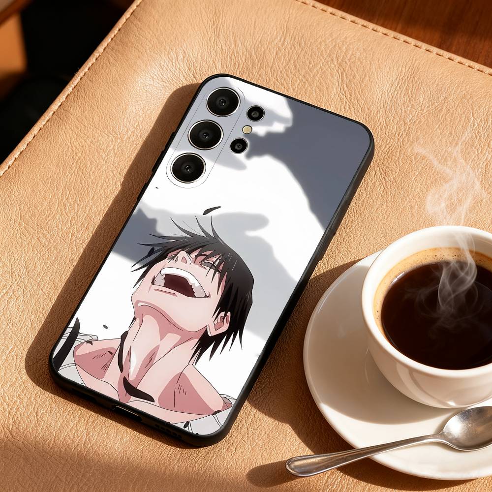 Чехол для телефона Toji F-Fushiguro Jujutsu K-Kaisen Для Samsung S26,S25,S24,S21,S22,S23,S30,Ultra,S20,FE,Lite,10,9, Черный чехол
