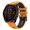 Для Garmin Fenix 7X/7X Pro/6X/6X Pro Сменный ремешок QuickFit 26 мм Двухцветный силиконовый ремешок для часов
