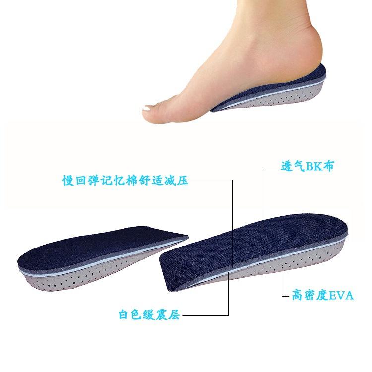 1 пара стельок унисекс, вставка для подъема пятки, подушечка для обуви, увеличивающая высоту, подушка, увеличивающая высоту