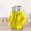 Hooded Down Jacket Pen Holder 3D Printed Down Coat Stationery Pencil Organizer Container Home Office Desktop Decoration Ornament